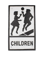 Playing Children - Cast Iron