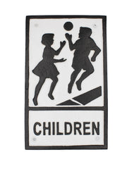 Playing Children - Gietijzer