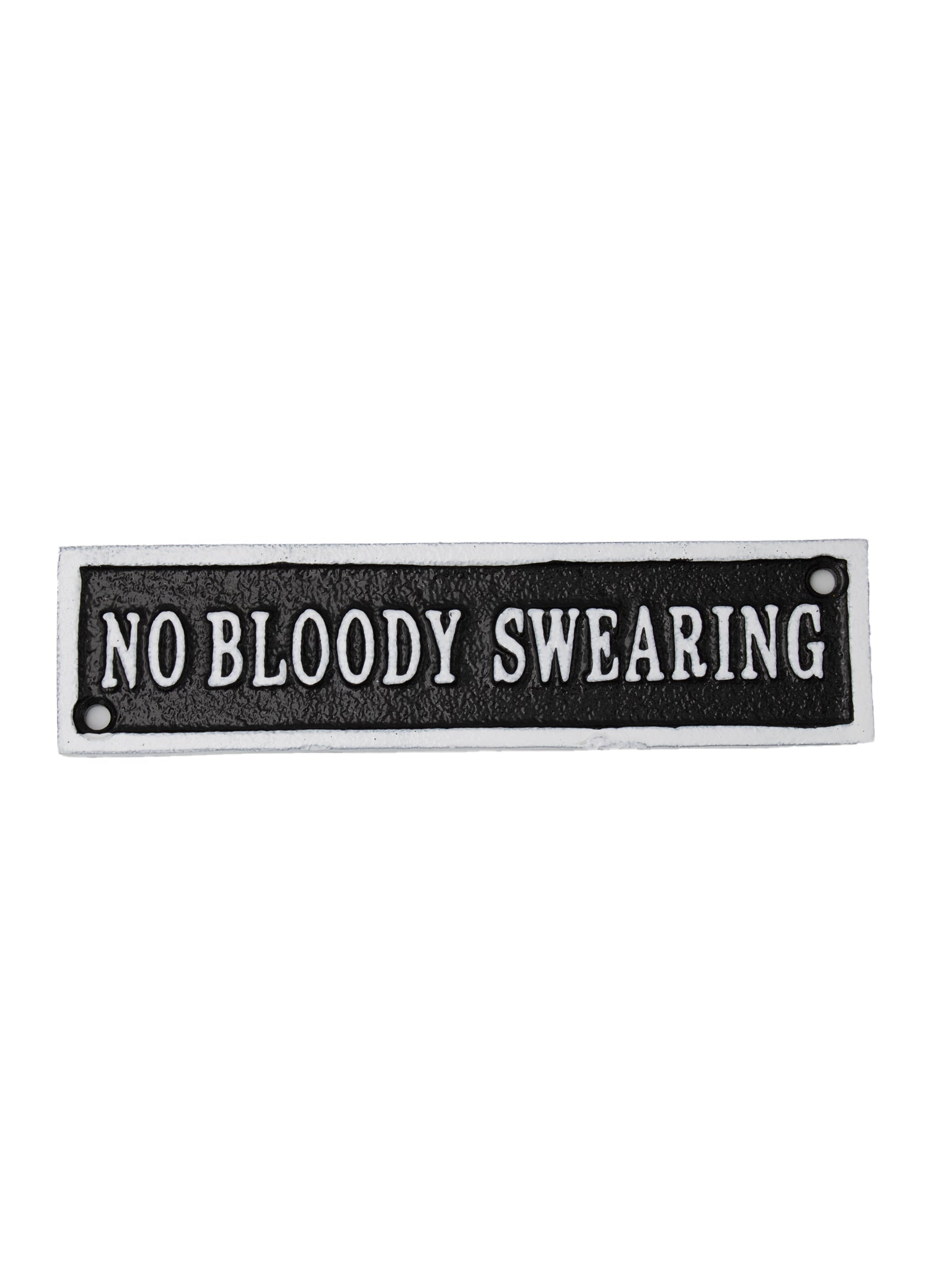 No Bloody Swearing - Cast Iron